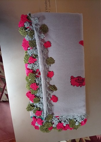 Dantel Detaylı Bohem Kadın Fular - Görsel 2