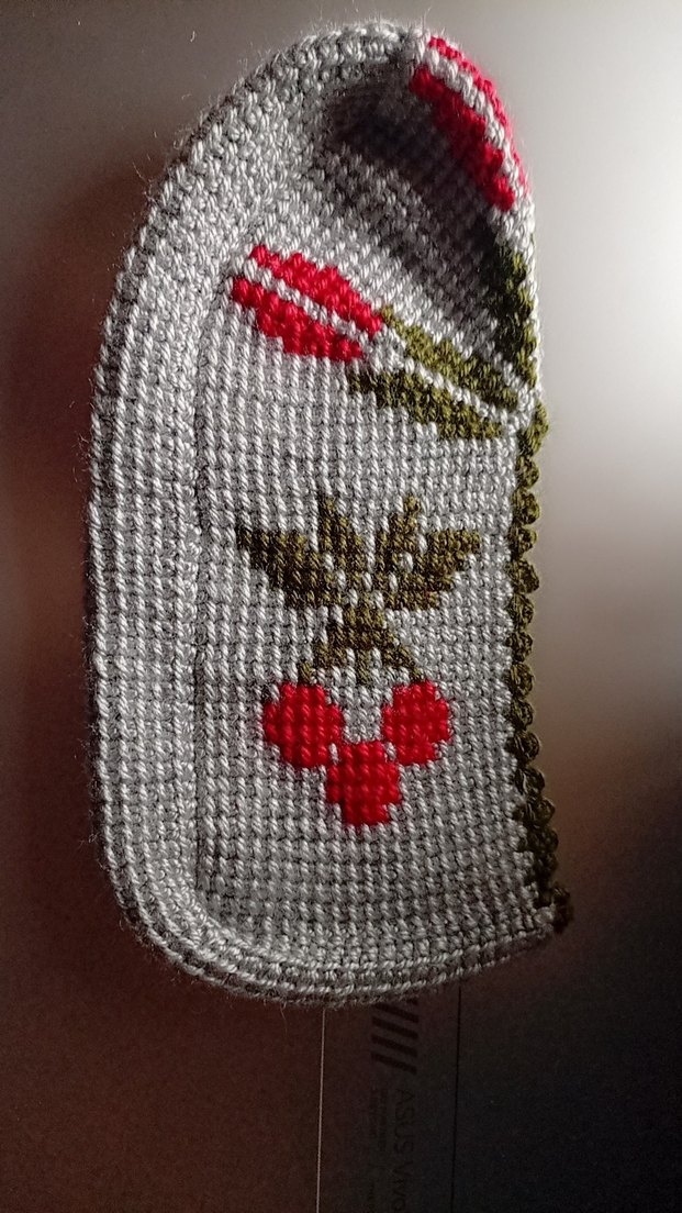 Nakışlı Mavi Renkli Fırın Eldiveni - Görsel 3