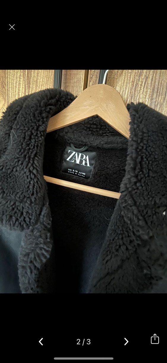 Siyah Kürklü Kadın Ceket - Görsel 2