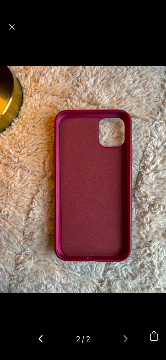 APPLE İphone 11 Bordo Telefon Kılıfı - Görsel 2
