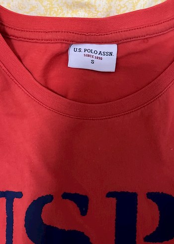 Kırmızı USPA Baskılı Tişört - Görsel 2