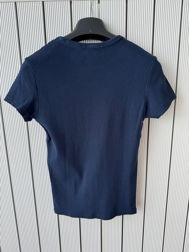 Lacivert Kadın tommy xs Kısa Kollu Tişört - Görsel 2