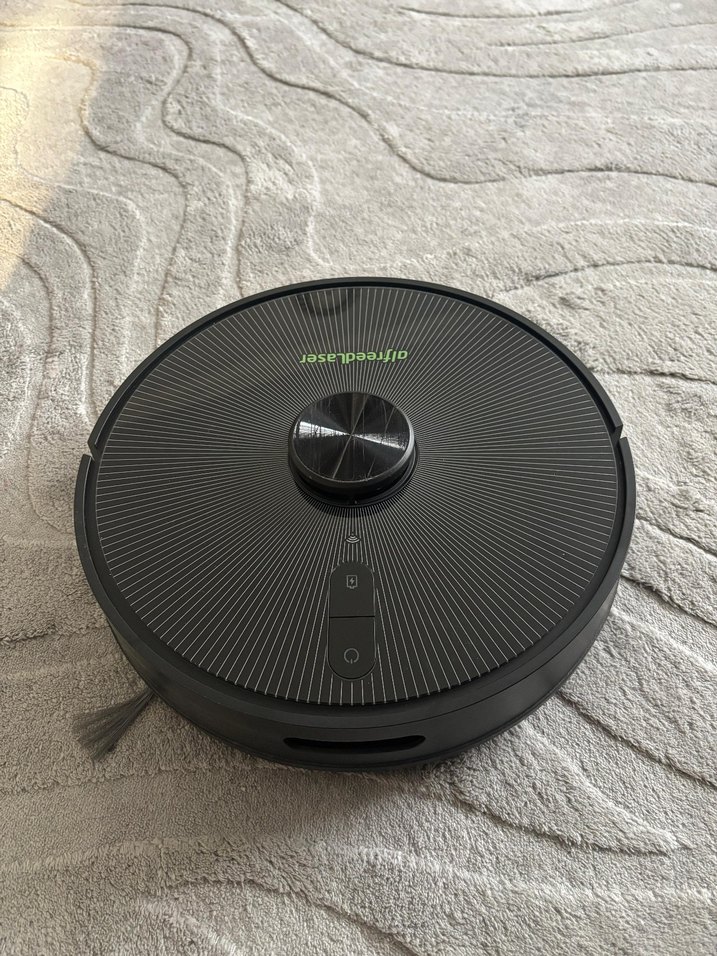 Siyah Alfreed Laser Robot Süpürge - Görsel 3