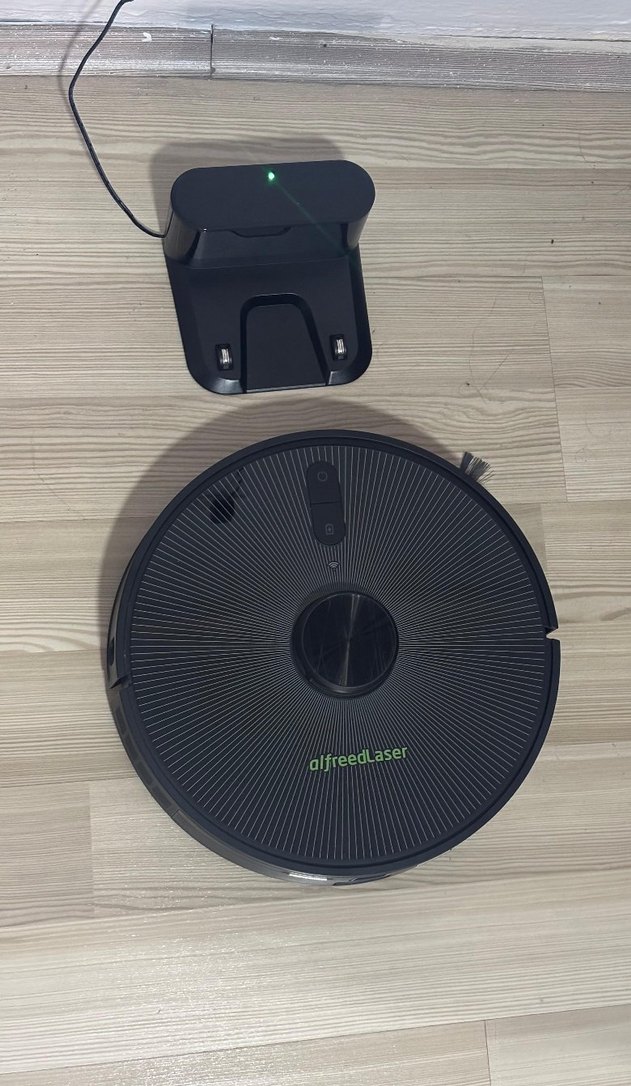 Siyah Alfreed Laser Robot Süpürge - Görsel 4