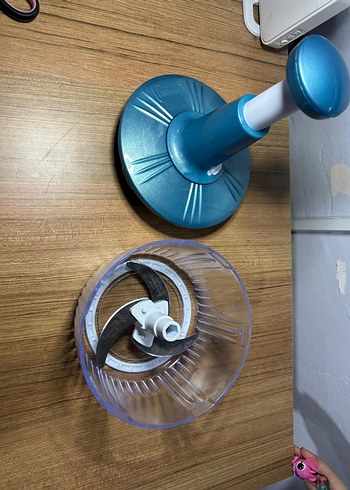 Parlak Mavi Plastik Mutfak Doğrayıcı - Görsel 2