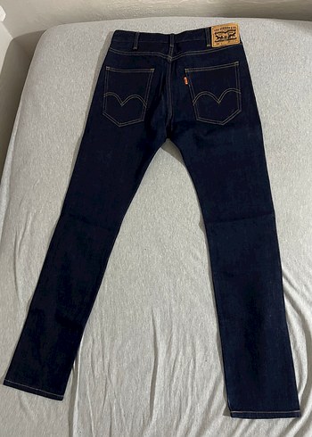 Levis 505 Turuncu Etiketli Koyu Lacivert Jean