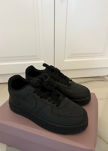 Nike Siyah Nike Air Force 1 Kez Giyildi
