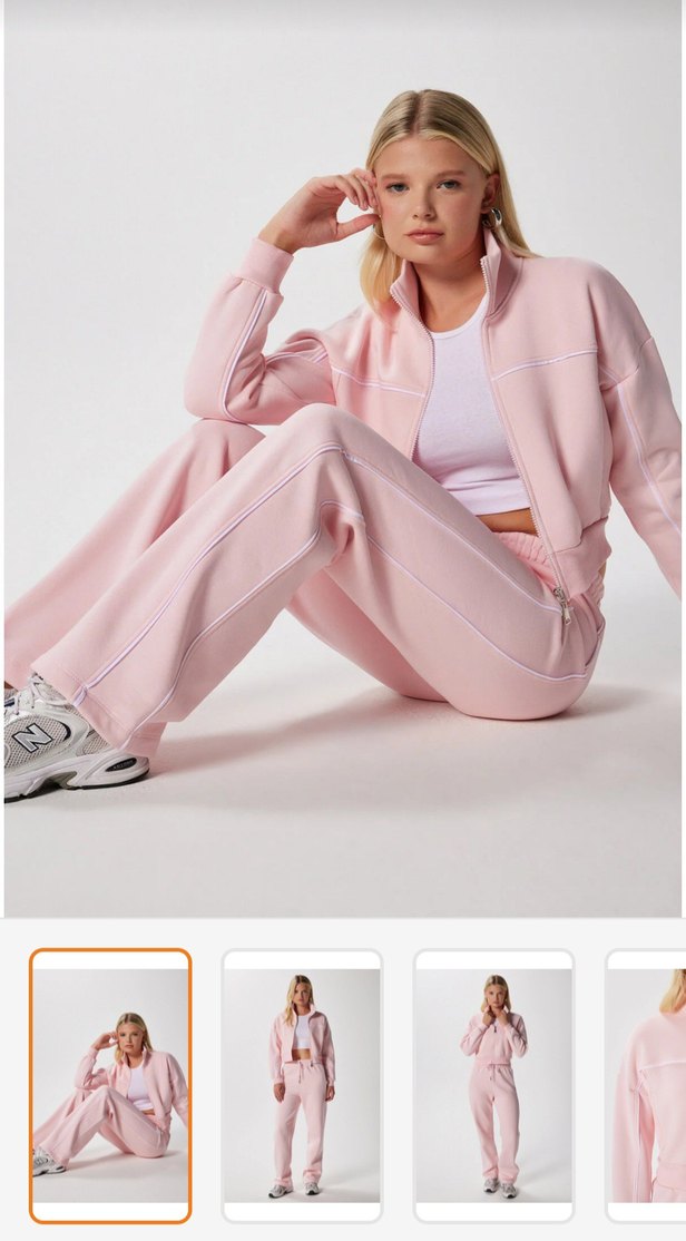 Pembe takım . Pembe alt üst takım - Görsel 2