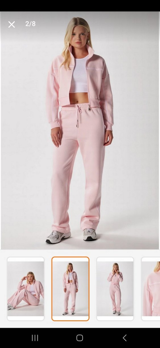 Pembe takım . Pembe alt üst takım - Görsel 5