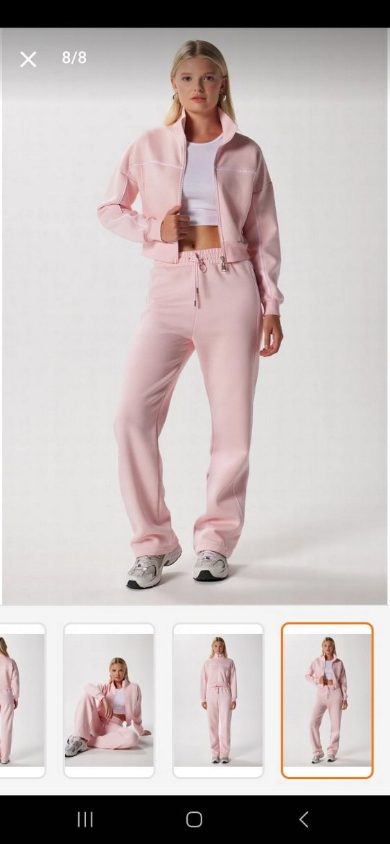 Pembe takım . Pembe alt üst takım - Görsel 3