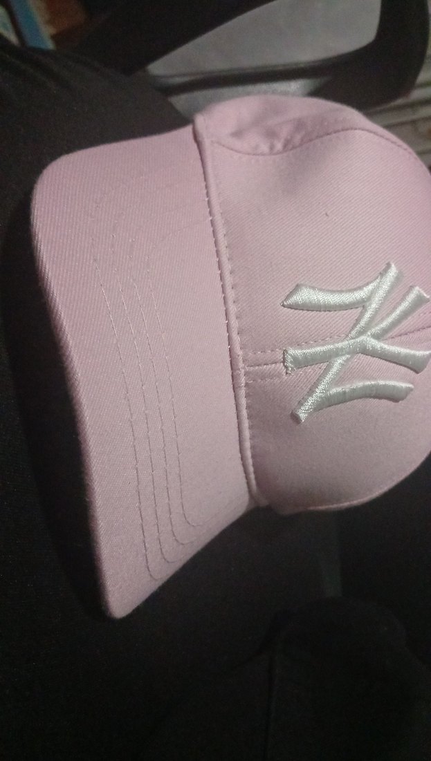 Pembe Kadın Spor Şapka Velcro Ayarlı - Görsel 3