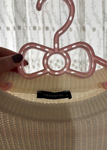 Beyaz Triko Kadın Kazak - Görsel 3