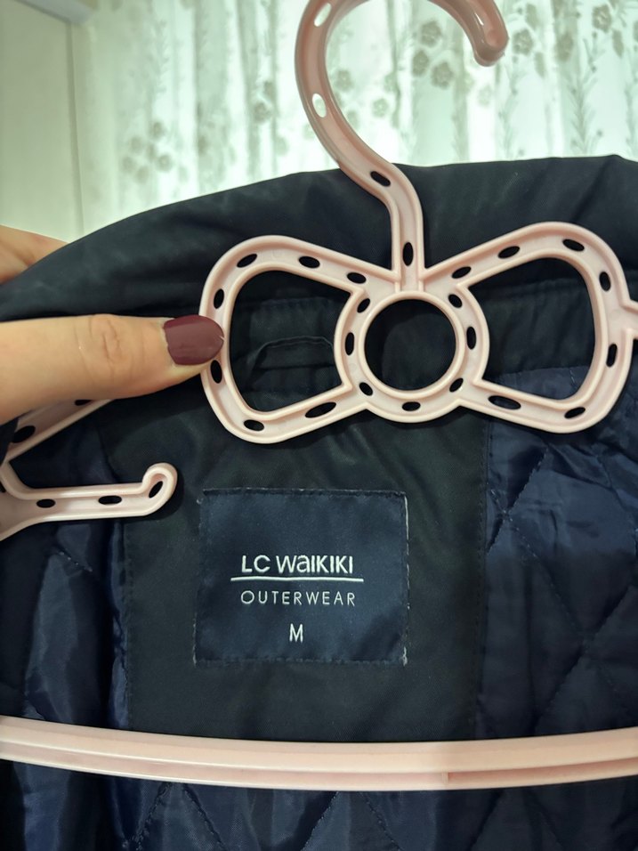 Lacivert Fermuarlı Kaban - Görsel 3