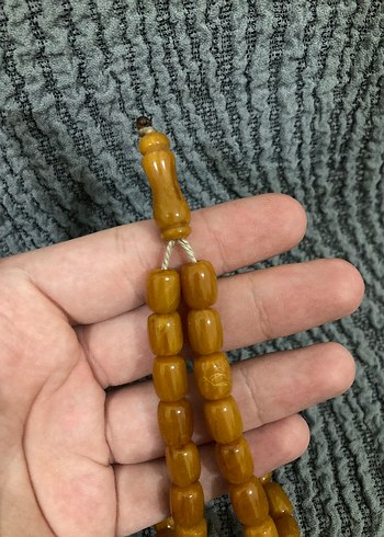 Erkek Sarı Bohem Tarz Tesbih - Görsel 2