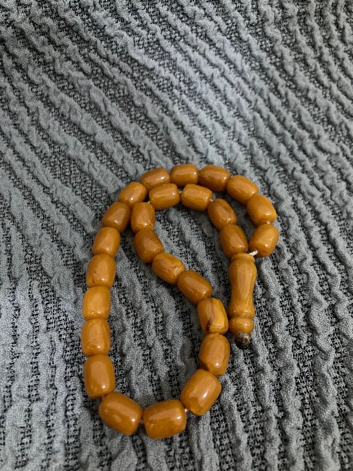 Erkek Sarı Bohem Tarz Tesbih - Görsel 4