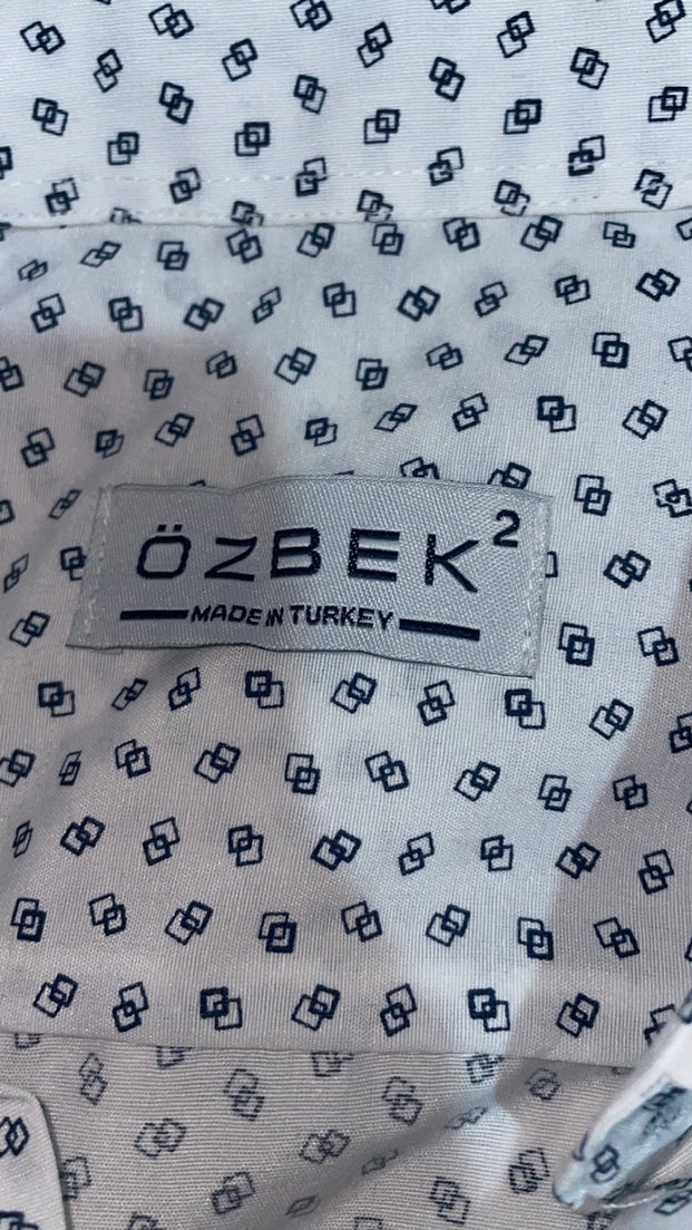 Gri Puantiyeli Uzun Kollu Erkek Gömlek - Görsel 2