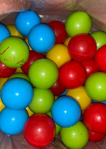 Renkli Plastik Oyun Topları - Görsel 2