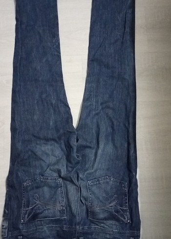 Lacivert Casual Kadın Denim Pantolon - Görsel 2