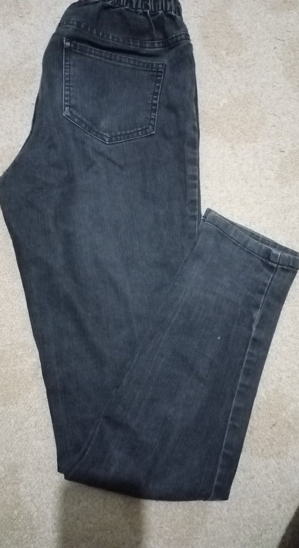 Siyah Erkek Normal Kesim Denim Pantolon - Görsel 4