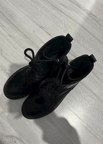 Siyah Deri Kadın Bot Stiletto Topuklu - Görsel 6