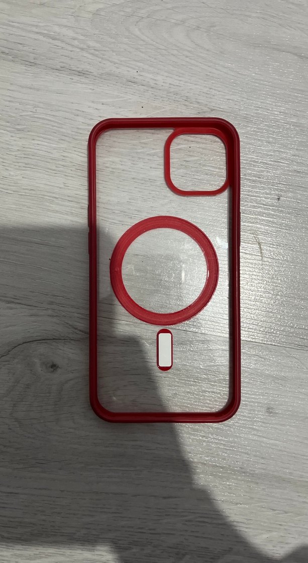 Kırmızı Parlak Bohem Telefon Kılıfı (iphone13) - Görsel 2