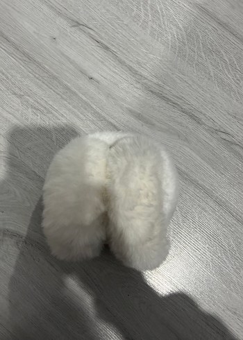 Kapüşonlu Beyaz Renkli Bebek Kız Tulumu - Görsel 4