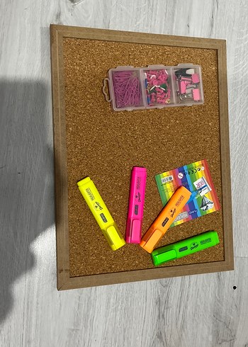 Renkli Fosforlu Kalem ve Ofis Malzemeleri Seti - Görsel 8