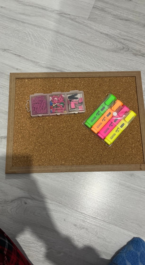 Renkli Fosforlu Kalem ve Ofis Malzemeleri Seti - Görsel 5