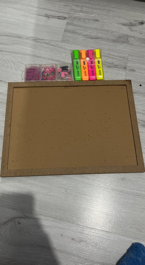 Renkli Fosforlu Kalem ve Ofis Malzemeleri Seti - Görsel 4