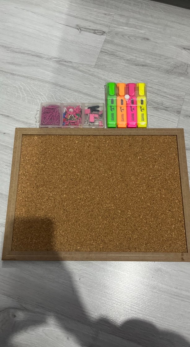 Renkli Fosforlu Kalem ve Ofis Malzemeleri Seti - Görsel 3