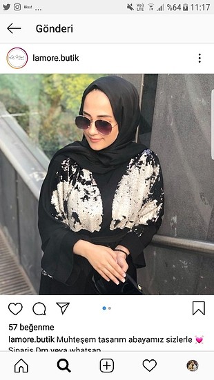 lamore butikten tasarım abaya