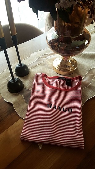 xl Beden mango basic tshirt