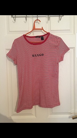 xl Beden çeşitli Renk mango basic tshirt