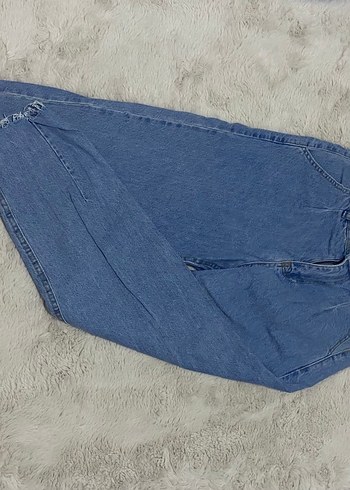 34 Beden mavi Renk Mavi Regular Fit Kadın Denim Pantolon