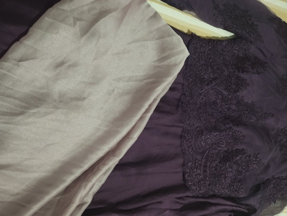 Mor Dantel Detaylı Kadın Abiye Elbise - Görsel 4