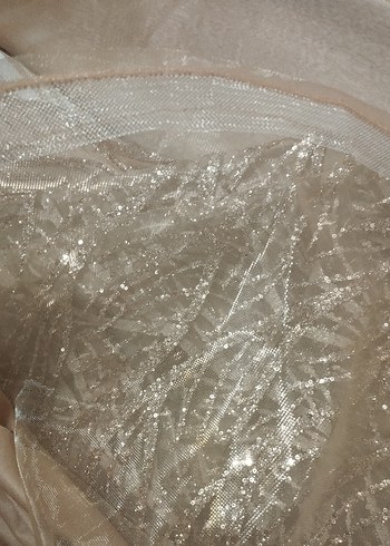 gold prenses kol Abiye Elbise - Görsel 5