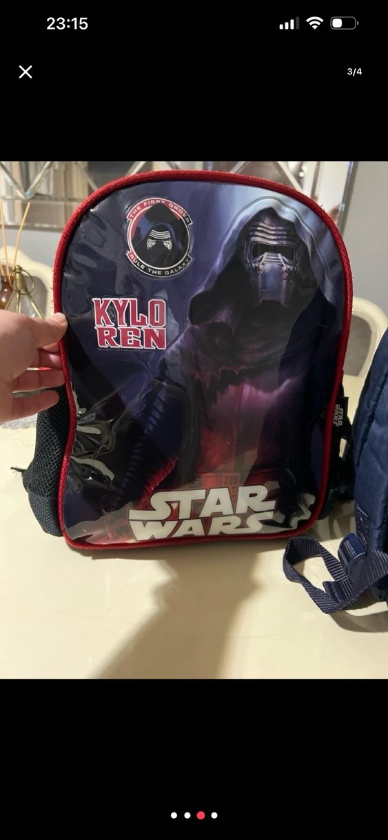 Kırmızı Siyah Çocuk Okul Çantası - Görsel 2