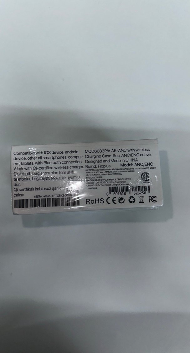 Beyaz Dokunmatik Kontrol Kablosuz Kulaklık - Görsel 2