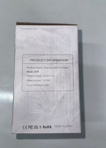 Yüksek Sisli Tek Püskürtmeli Beyaz Nemlendirici - Görsel 4