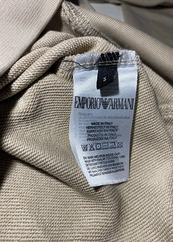 Bej Erkek Uzun Kollu Sweatshirt - Görsel 2