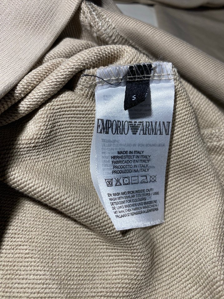 Bej Erkek Uzun Kollu Sweatshirt - Görsel 2