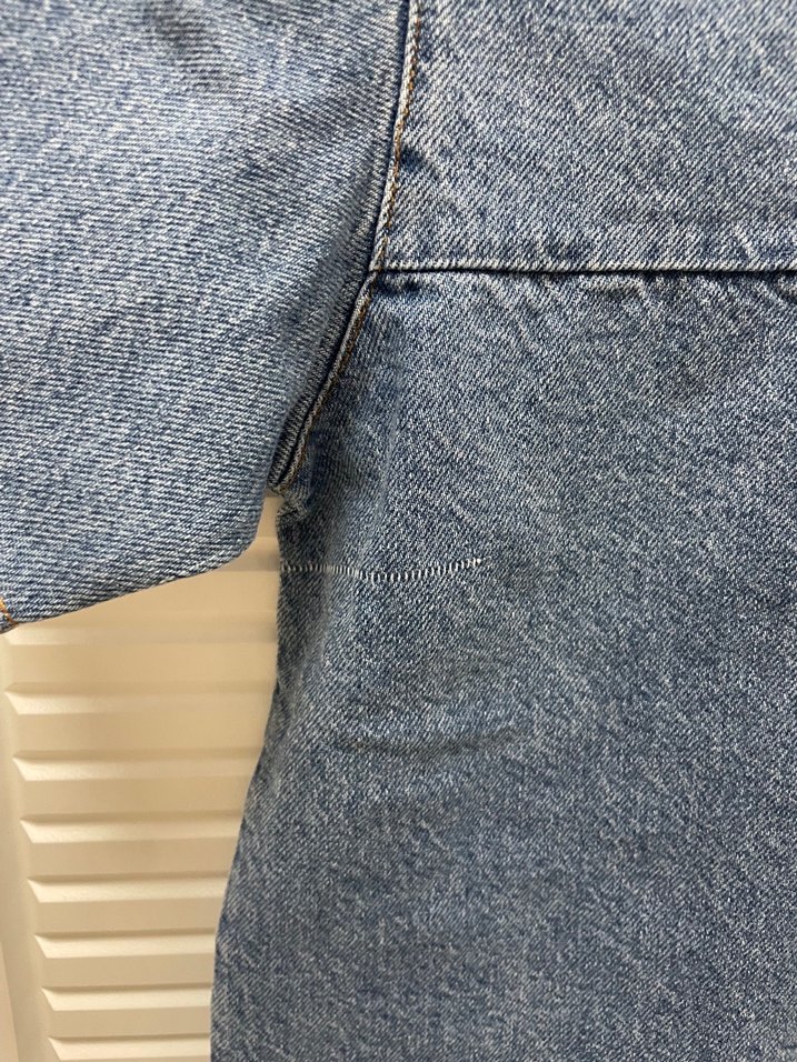 Kız Çocuk Nakışlı Kot Elbise - Görsel 3