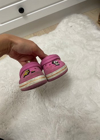 Kız Çocuk Pembe crocs terlik - Görsel 3