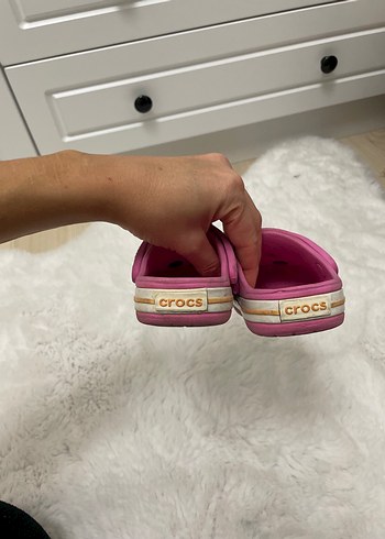 Kız Çocuk Pembe crocs terlik - Görsel 5