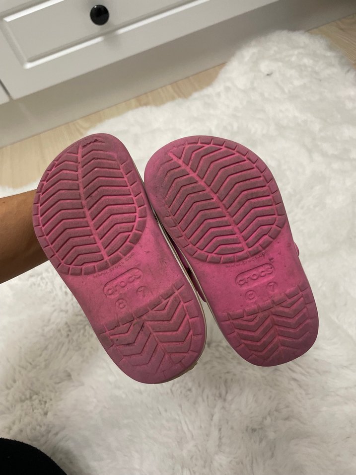 Kız Çocuk Pembe crocs terlik - Görsel 4