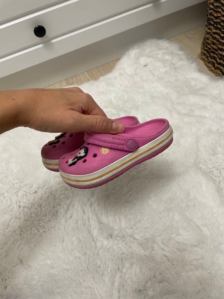 Kız Çocuk Pembe crocs terlik - Görsel 2