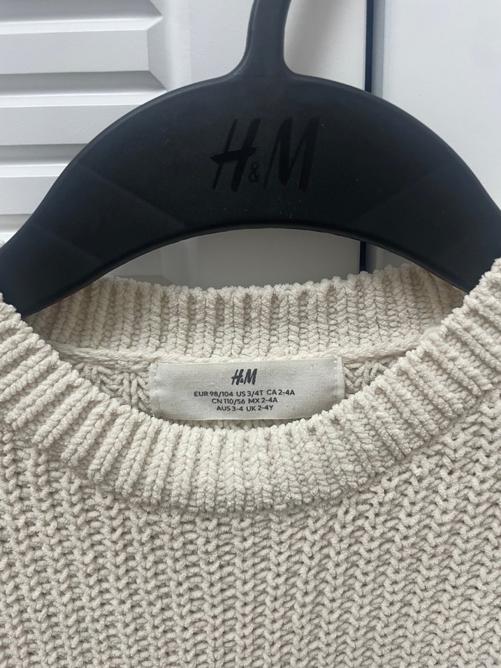 Bej Çocuk Örgü Kazak - Görsel 3