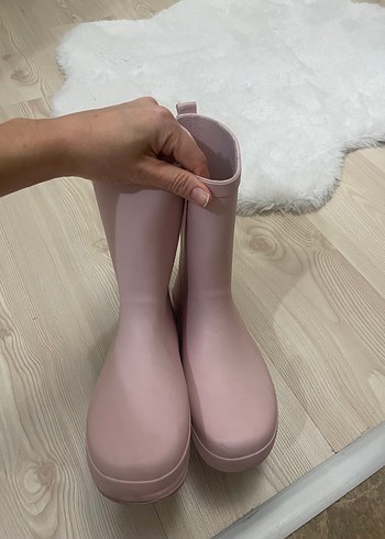 Pembe yağmurluk Lastik Çizme - Görsel 3