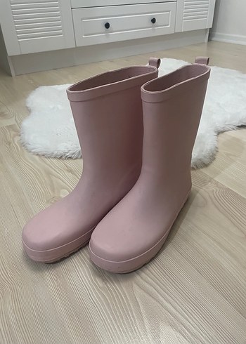 Pembe yağmurluk Lastik Çizme - Görsel 2