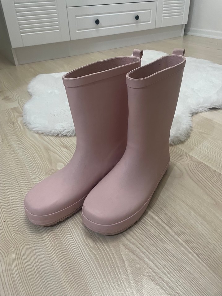 Pembe yağmurluk Lastik Çizme - Görsel 2